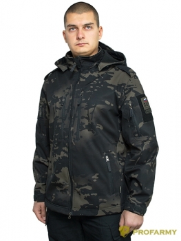 ������ Mistral XPS69-5 Softshell multicam blac� �� PROFARMY